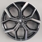 ФЕЛНИ МОДЕЛ / FELNI MODEL   EMR-DY1217-05	17X7.5J	ET45	5X112	57.1	  GUN METAL DIAMOND ( BANDAZI ) - Image 2