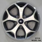 ФЕЛНИ МОДЕЛ ЕМР-ДУ316-02 / 564  / FELNI MODEL  EMR-DY316-02   16X7.0J  4X108   ET40   63.4   GUN METAL DIAMOND (BANDAZI )