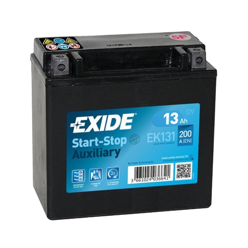 EK131-removebg-preview АКУМУЛАТОР Exide Start-Stop Auxiliary 13Ah 200A - Image 1