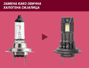 Philips ЛЕД H7-H18 Ултинон (2 ком) 12V 16W +80% - Image 2