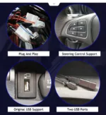FORD FOCUS  2005-2007 / FIESTA 2005-2008 / C-MAX 2007-2009 / MONDEO 2003-2007 / S-MAX 2007-2009 / KUGA 2008-2011 / FUSION 2006-2011 / 7" /  ANDROID MULTIMEDIA / СМАРТ МУЛТИМЕДИА СИСТЕМ - Image 3