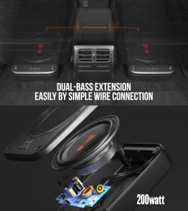 JBL BASS PRO LITE 7'' Underseat Subwoofer Boombox - Image 5