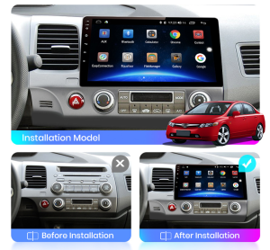 HONDA CIVIC 2006 - 2011 / 10″ / ANDROID MULTIMEDIA / СМАРТ МУЛТИМЕДИА СИСТЕМ - Image 2