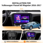 VOLKSWAGEN VW PASSAT B8 2014+ / 10"/ ANDROID MULTIMEDIA / СМАРТ МУЛТИМЕДИА СИСТЕМ - Image 2