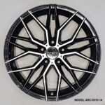 ФЕЛНИ МОДЕЛ / FELNI MODEL ARCEO-8018-14 18X8.0J 5X112 ET45 66.6 BLACK DIAMOND VALENCIA
