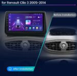 RENAULT CLIO 3 2005 - 2014 / 9" / ANDROID MULTIMEDIA / СМАРТ МУЛТИМЕДИА СИСТЕМ - Image 2