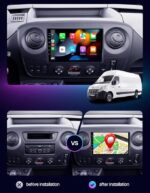 NISSAN NV400 / RENAULT MASTER / OPEL MOVANO 2010-2021  / 9" / ANDROID MULTIMEDIA / СМАРТ МУЛТИМЕДИА СИСТЕМ - Image 2