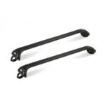 КРОВНИ ДРЖАЧИ ЗА ОТВОРЕНА ЛАЈСНА РЕЈЛИНГ СИСТЕМ FABBRI ALUVIVA 2 BLACK -  FABBRI ALUVIVA 2 RA / BLACK - TELESCOPIC BARS FOR OPEN RAILS