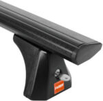 КРОВНИ ДРЖАЧИ ЗА СТАНДАРДЕН РАМЕН КРОВ FABBRI VIVA12 -116cm - Fabbri Viva 12 Aluminum Black 116 Cm Car Roof Bars Set