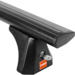 КРОВНИ ДРЖАЧИ ЗА СТАНДАРДЕН РАМЕН КРОВ FABBRI VIVA12 -116cm - Fabbri Viva 12 Aluminum Black 116 Cm Car Roof Bars Set