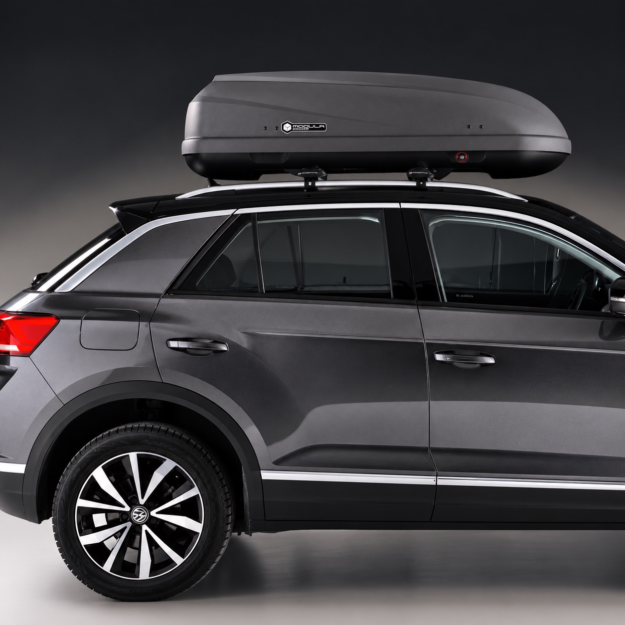 Easy KROVEN KUFER BELUGA EASY ANTRACITE 441 MATT GREY MODULA 460L / КРОВЕН КУФЕР БЕЛУГА МАТ СИВ 460Л - Image 1